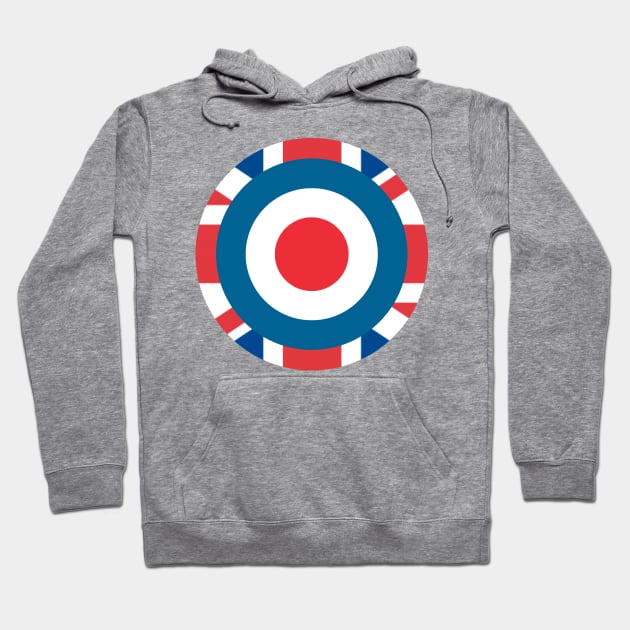 Brit Mod Roundel Hoodie by Skatee